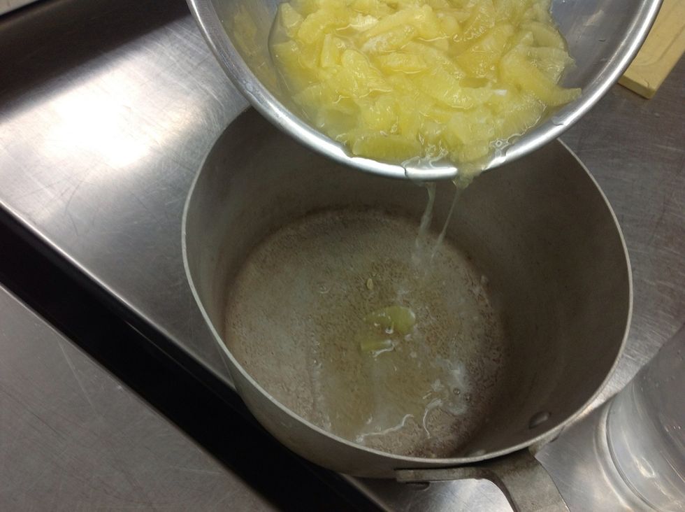 Combine segments and peel