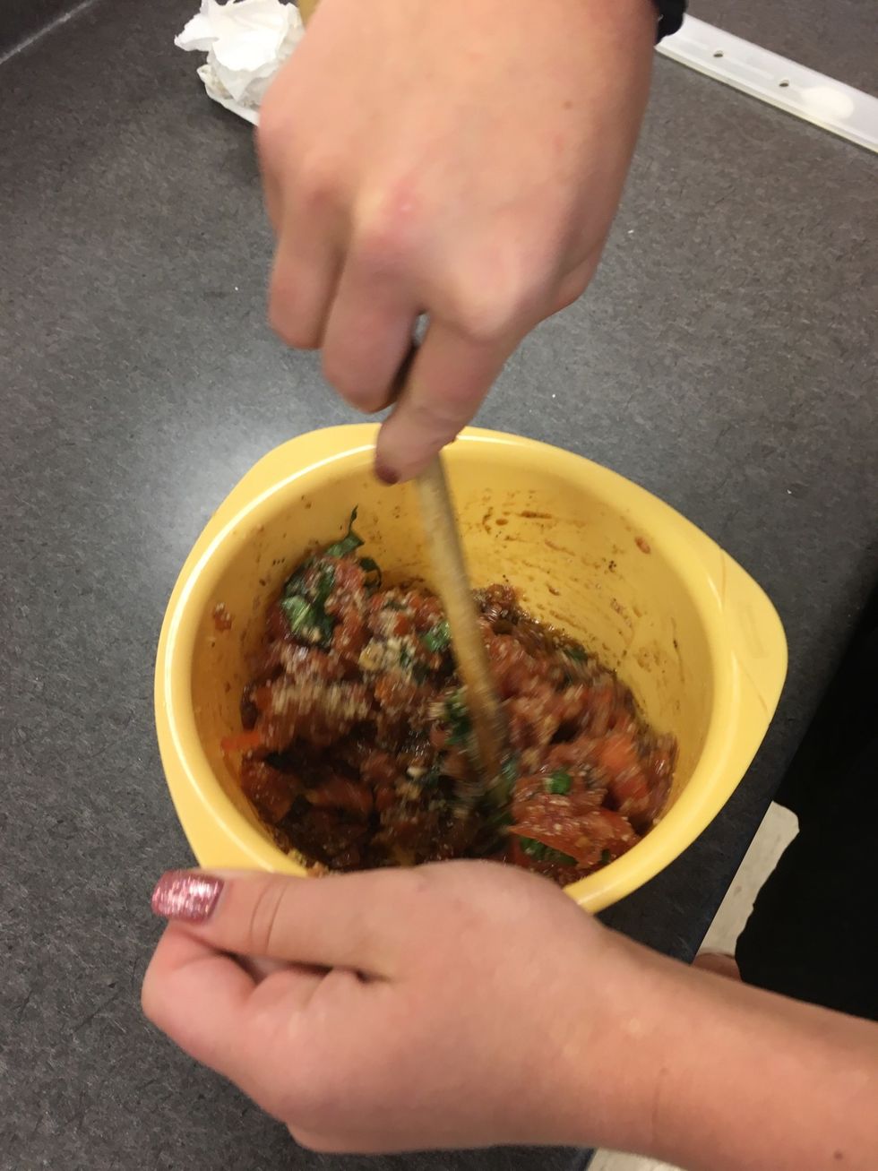 Combine the ingredients