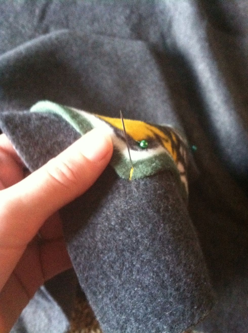 Come back up in the same place you started.