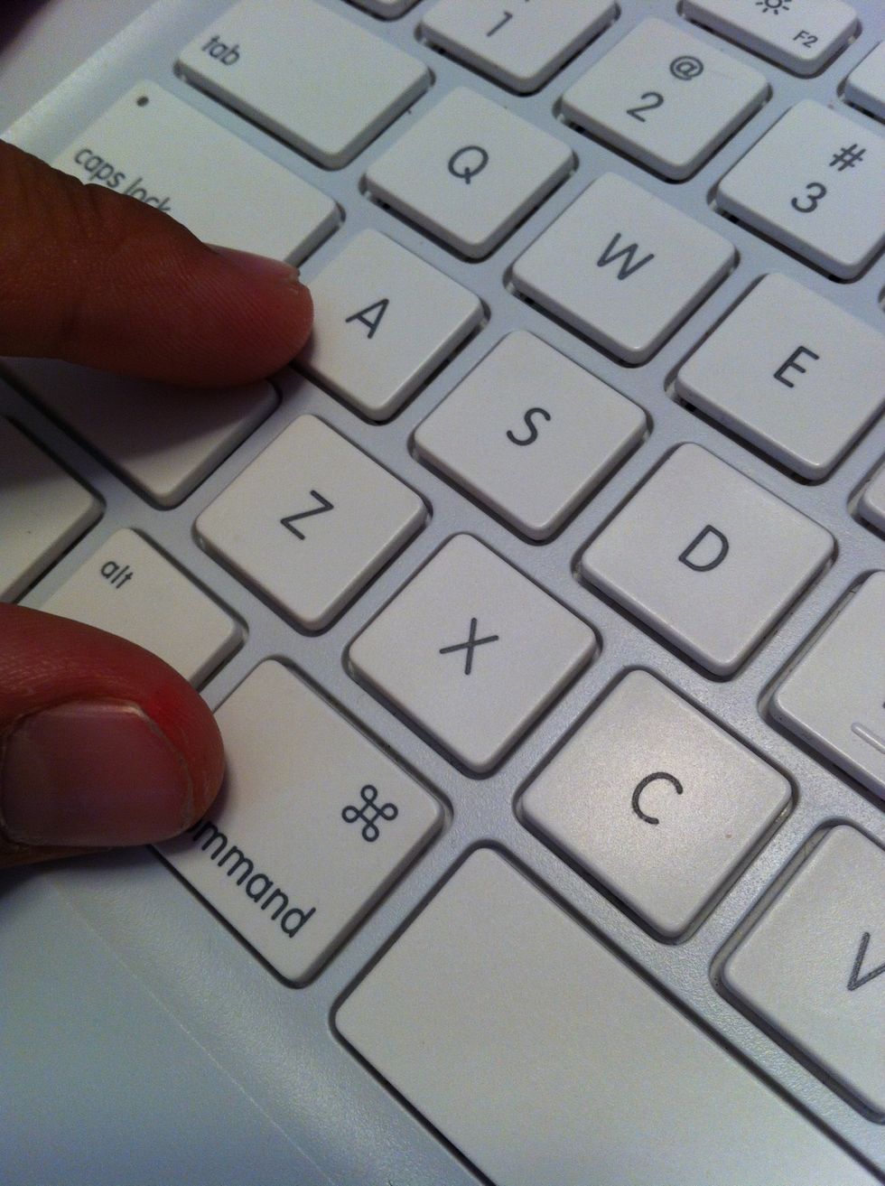 Command + A (Select All)
