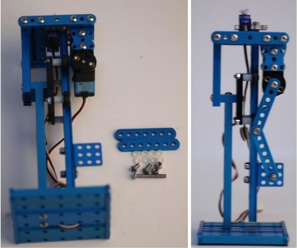 Complete all mechanical structure follow the figures below.