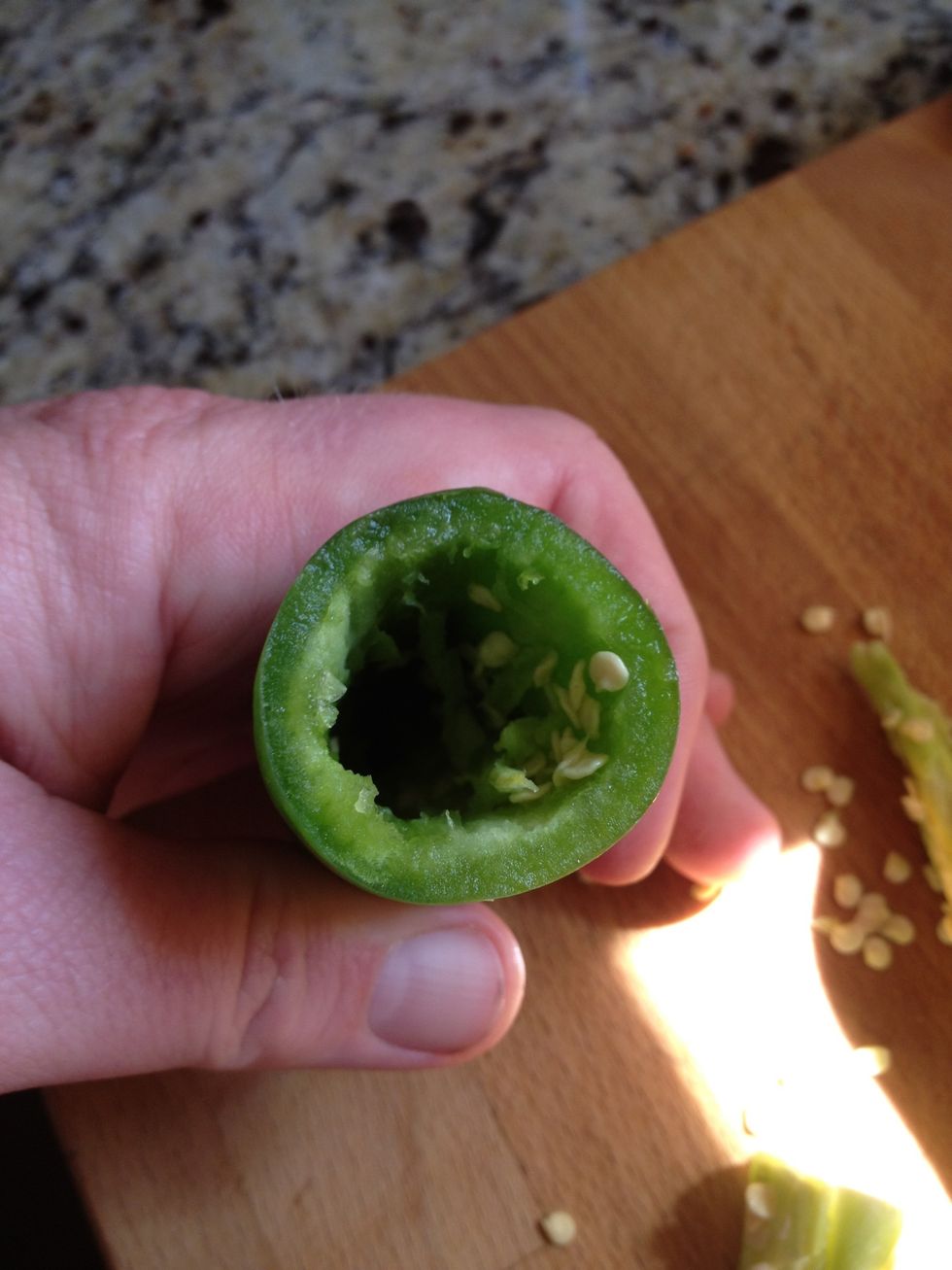Completely cored.