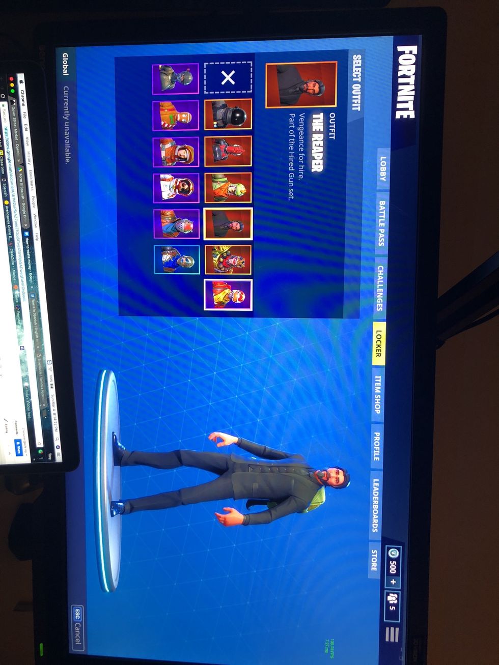 Compre cosmeticos de Fortnite.