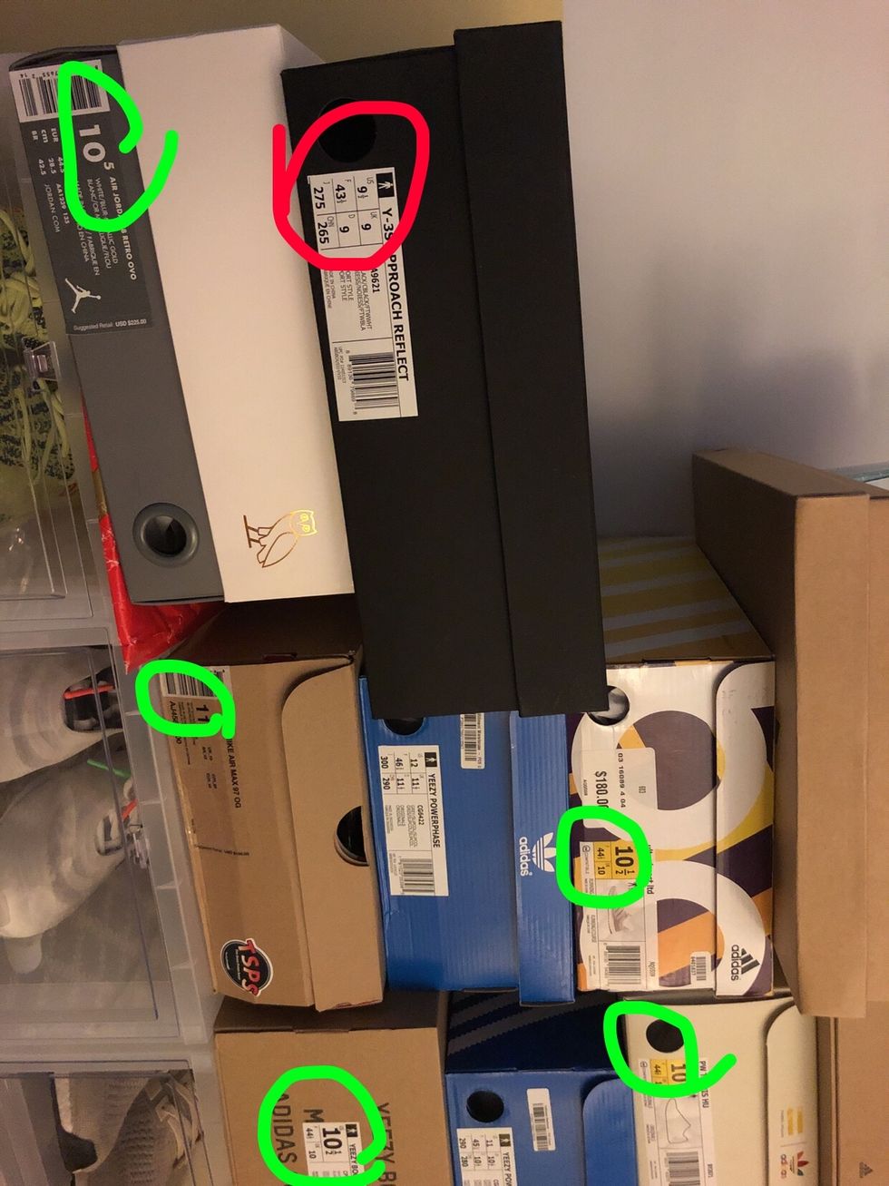 Compre los zapatos cuando crece fuera de lo en un mes.