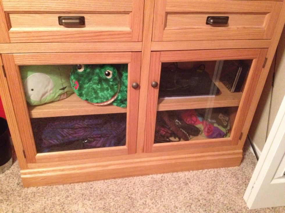 Computer always put away when not in use.