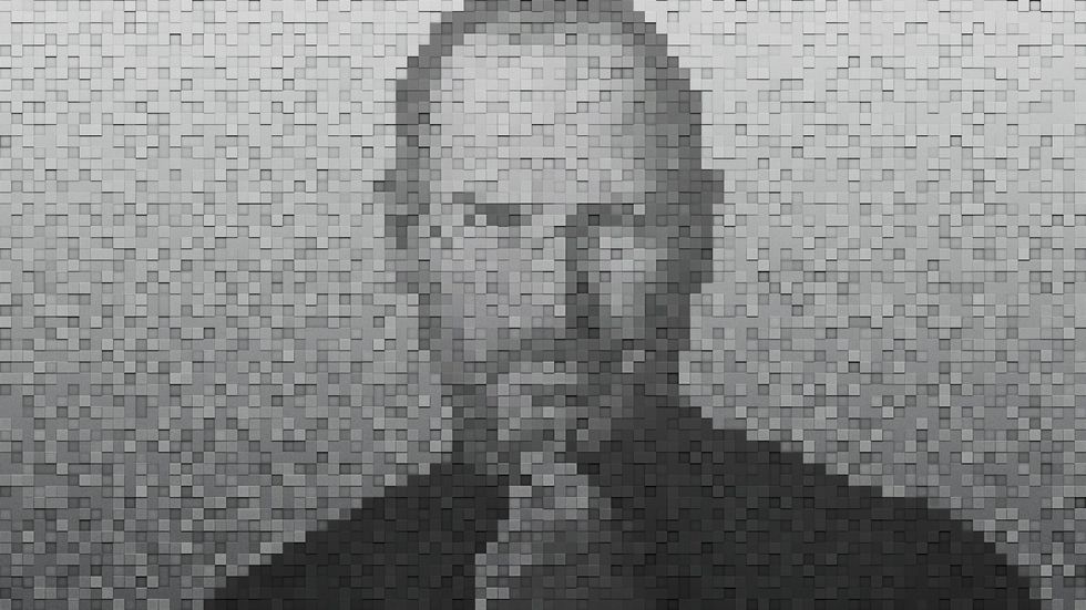 Computer. (Move away a bit and you'll see who's this man. Post a comment if you don't know)