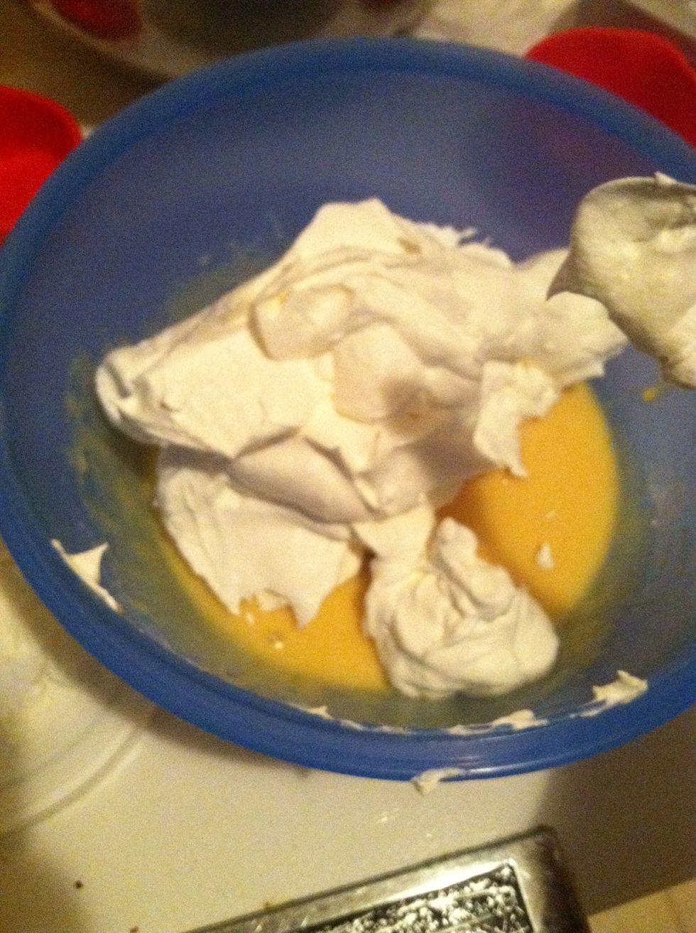 Condensed milk , instant vanilla pudding and whip cream