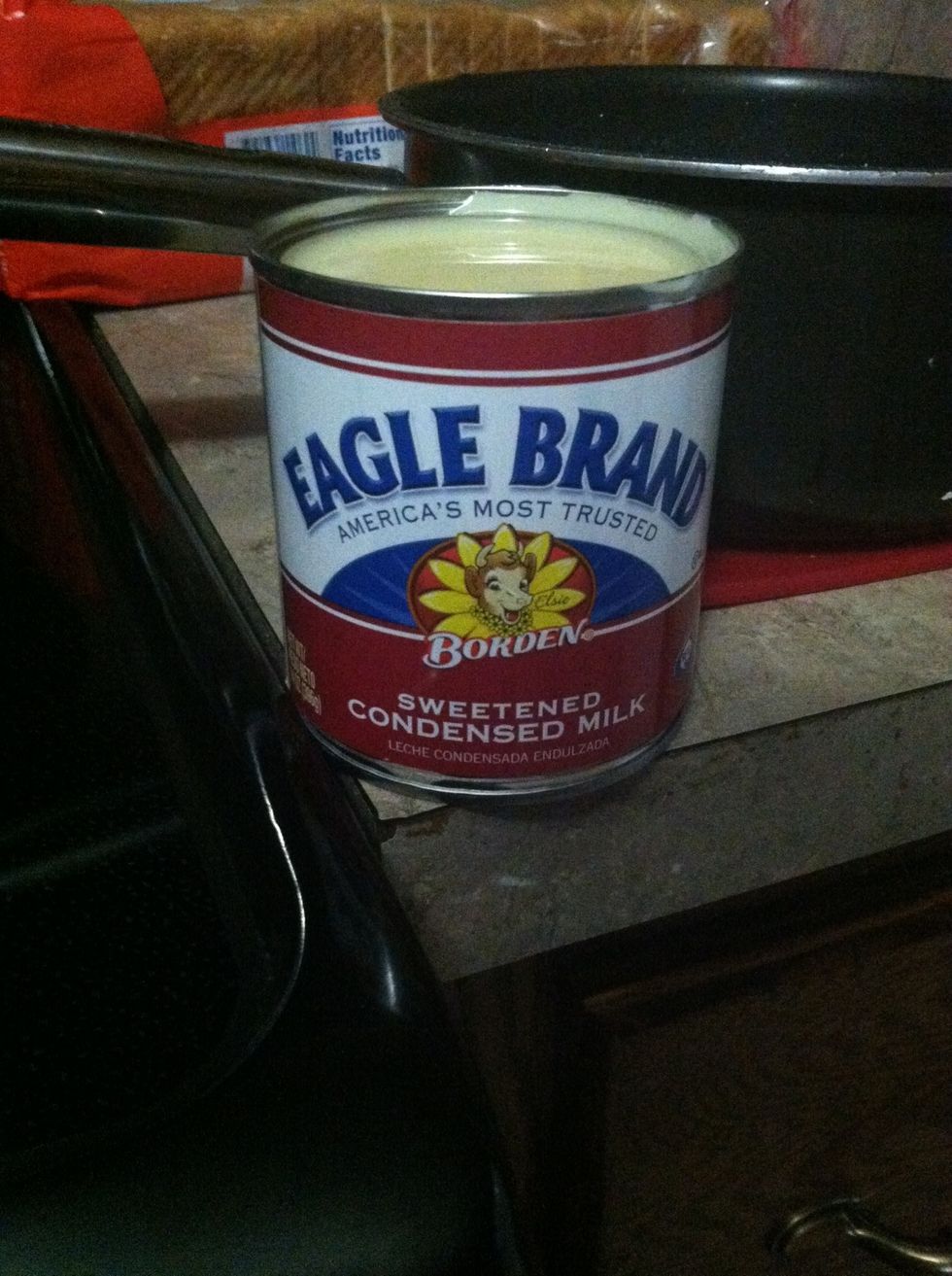 (Condensed sweetened milk makes it sweeter)