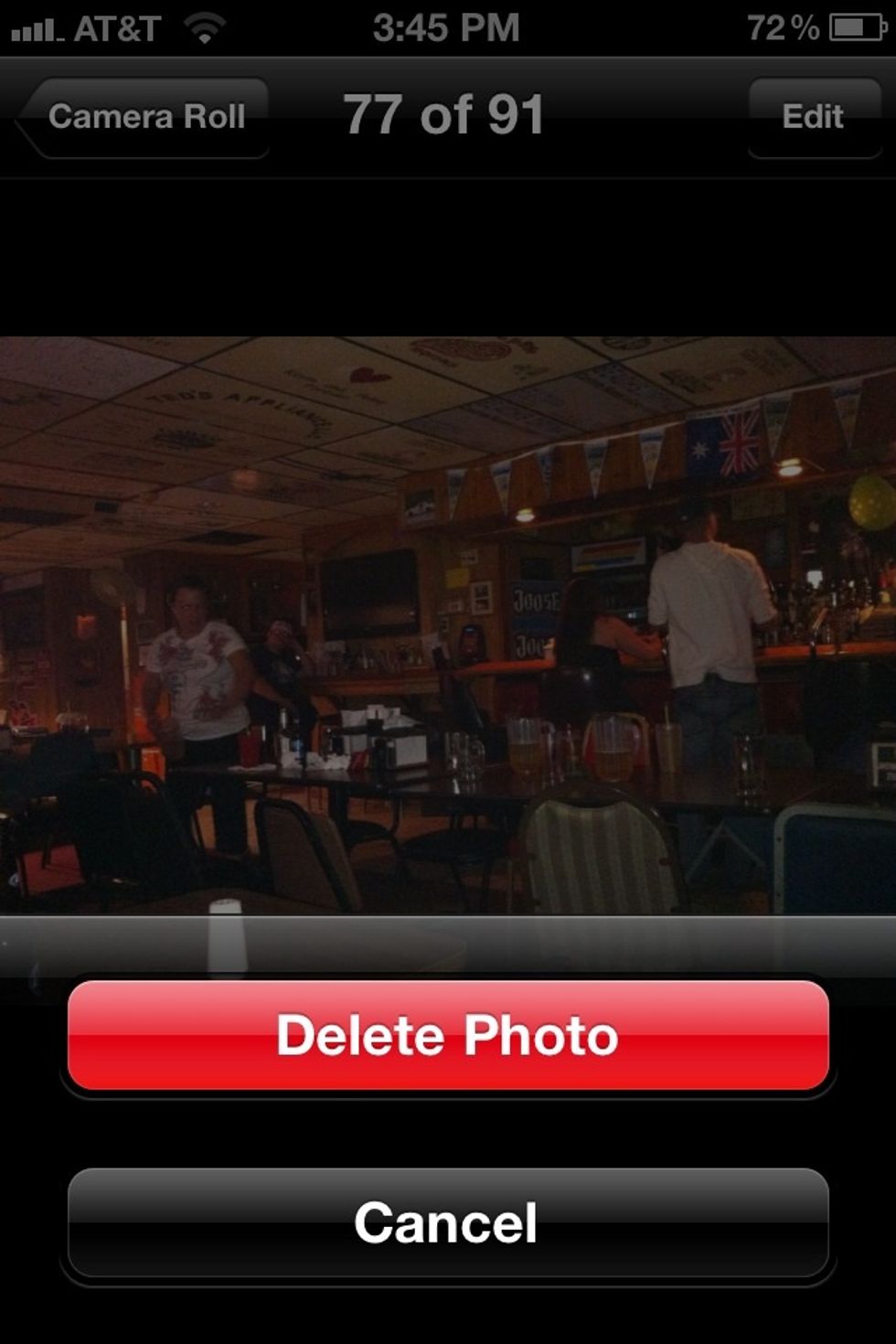 Confirm that you want to delete it.