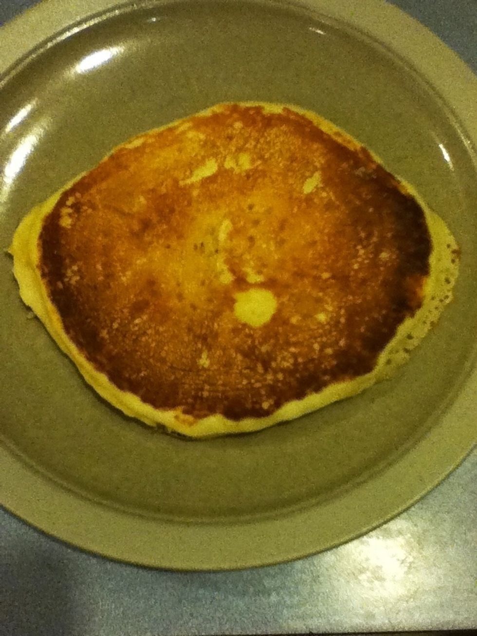 Congratulations! You have completed all of the steps to make a pancake now you can sit back and enjoy!