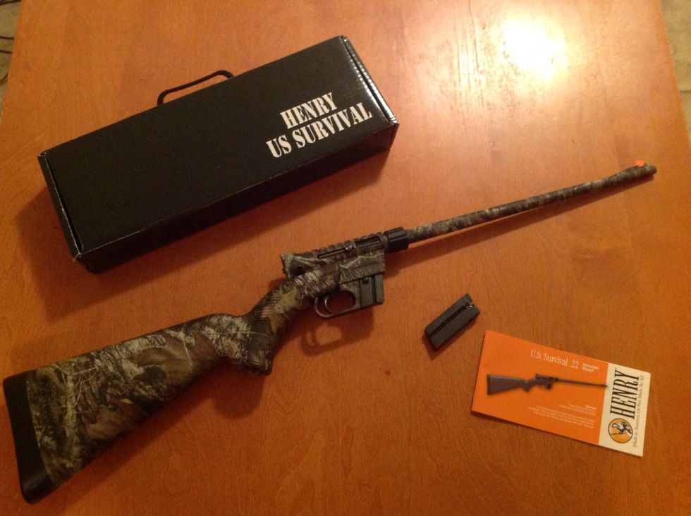 Congratulations! You have now set up the Henry U.S. Survival .22 Long Rifle! Make sure you are safe and enjoy!