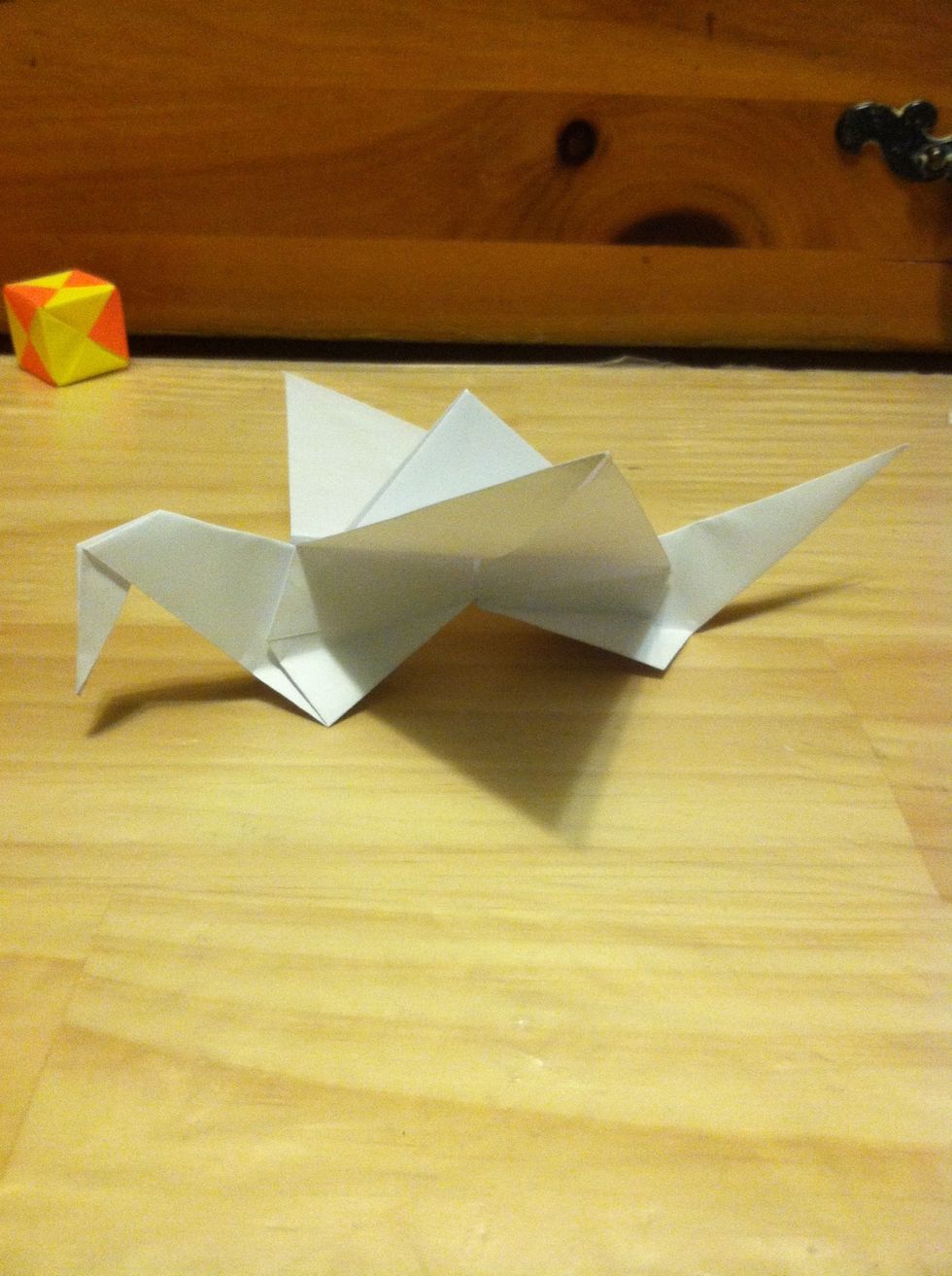 CONGRATULATIONS! You made a crane! . .