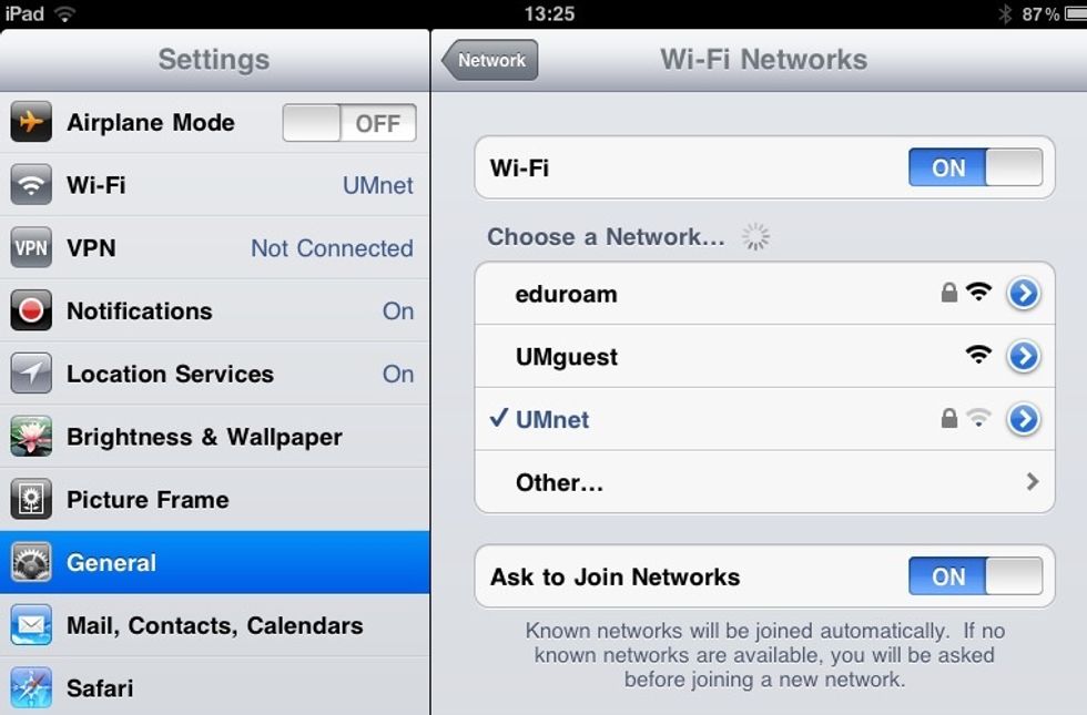 Connect device to the same Wi-Fi connection as your monitor (*ALL devices must be on the same Wi-Fi network)