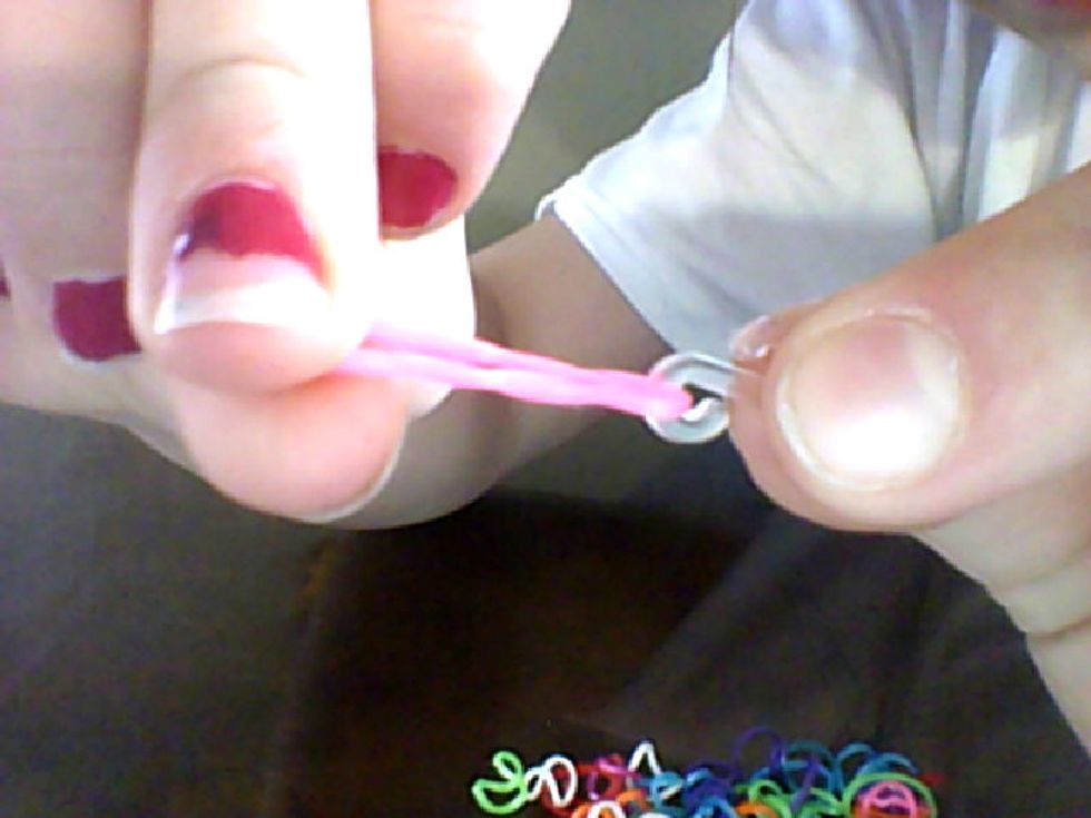 connect one band to the clip