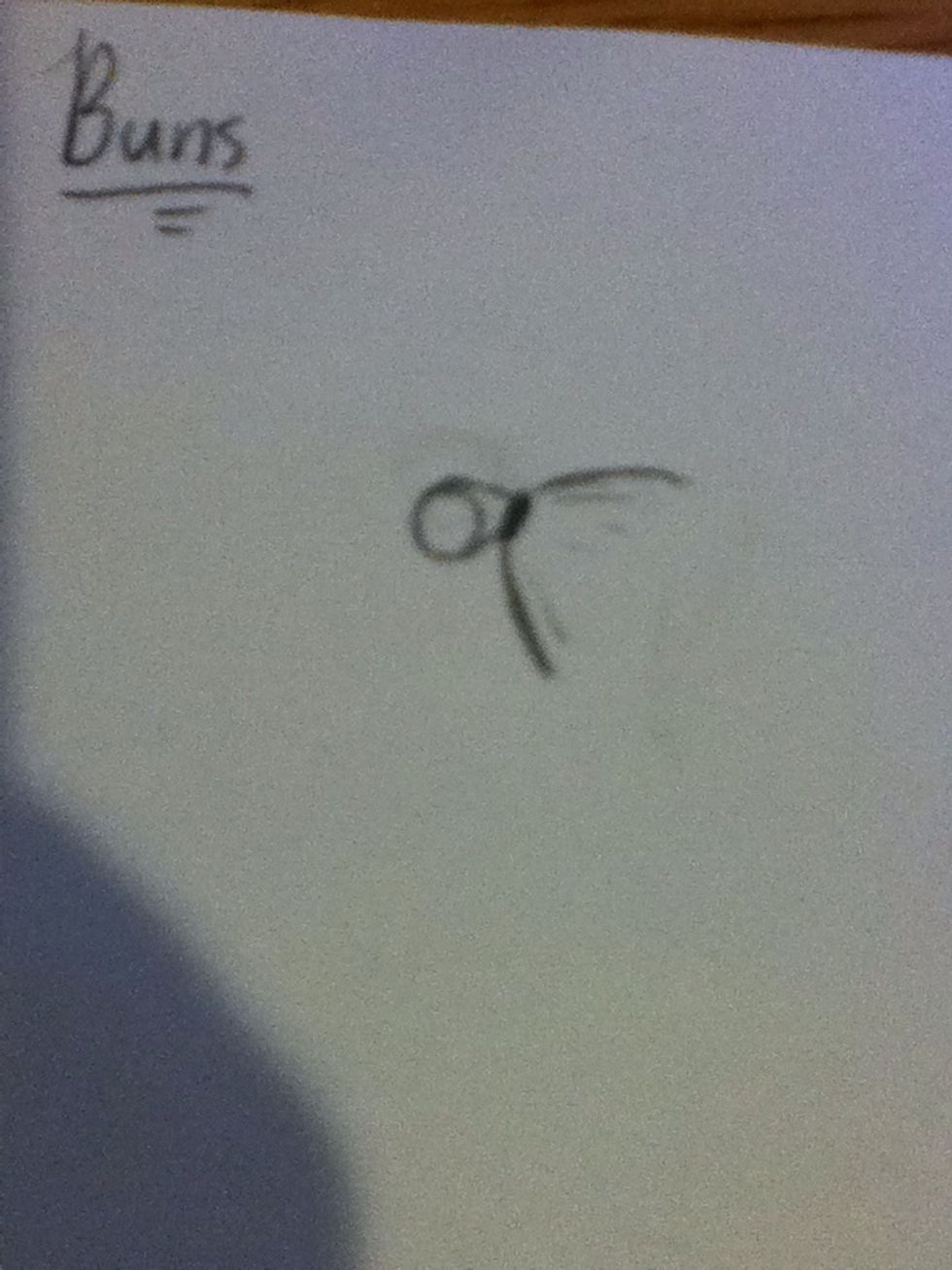 Connect the circle and the tie with gentle archs.