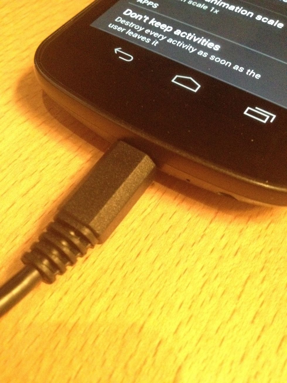 Connect the Galaxy Nexus to your computer