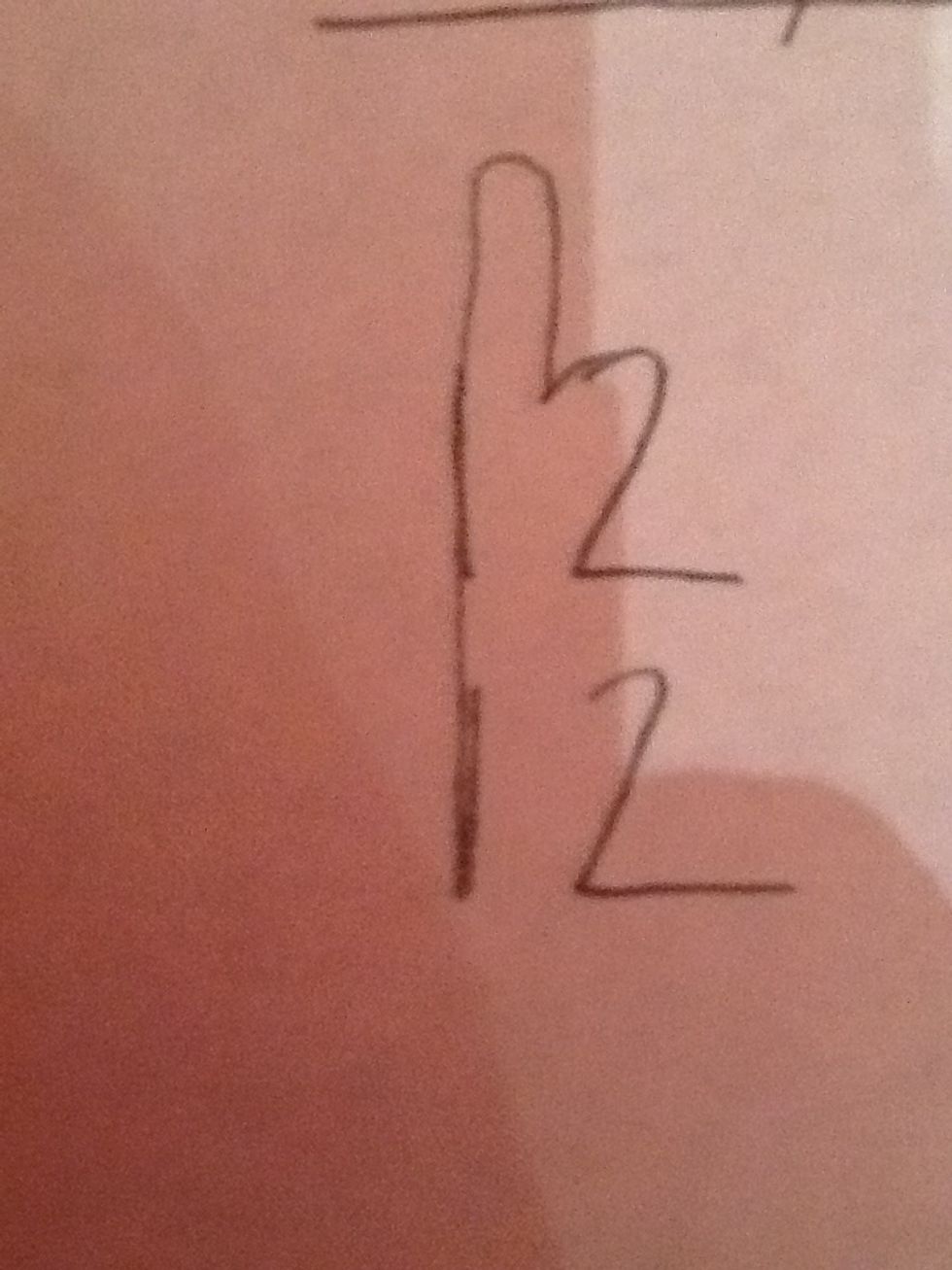 Connect the two twelves ones . Now you have a "back"