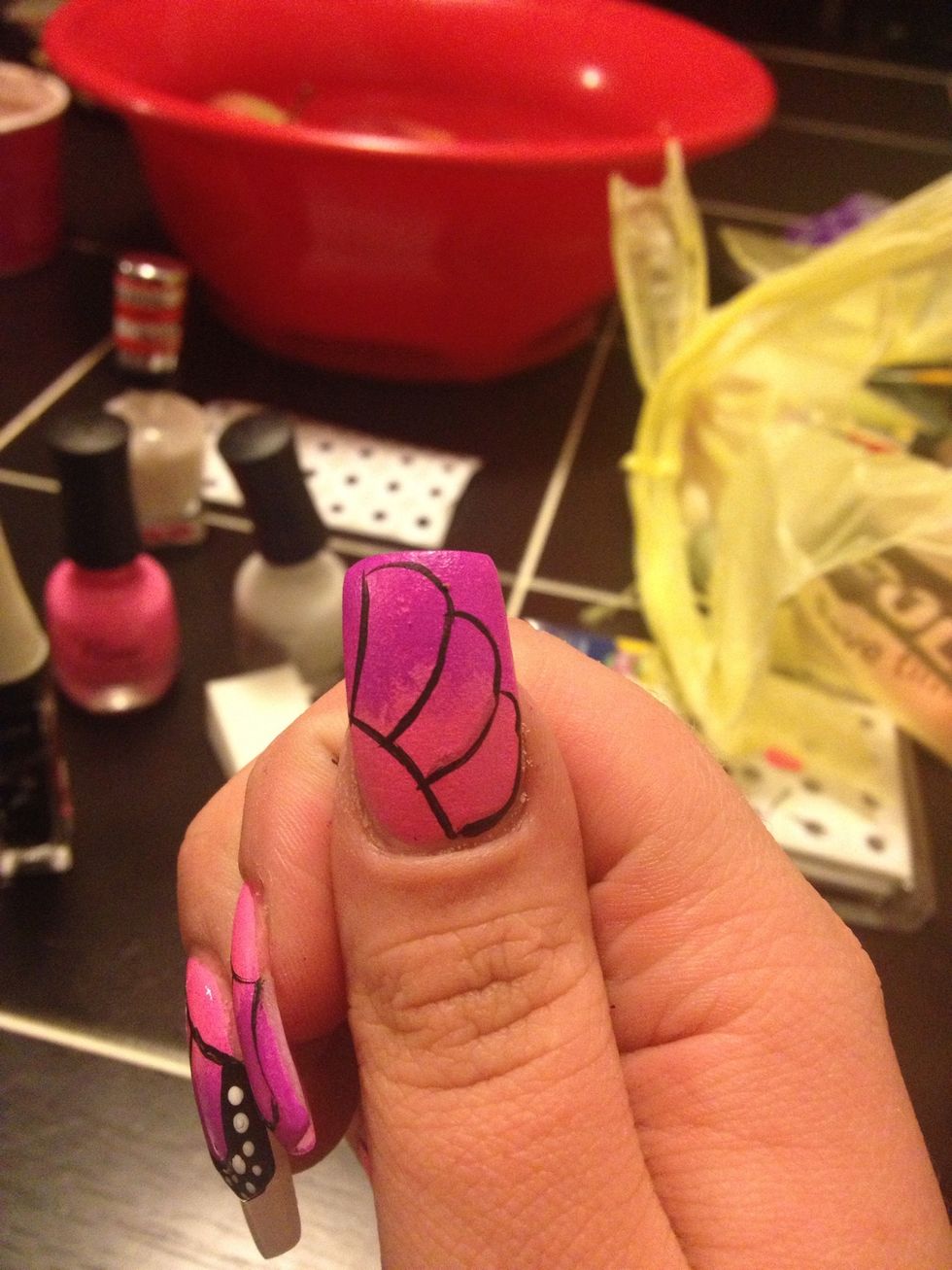 Connect then by adding a hump line