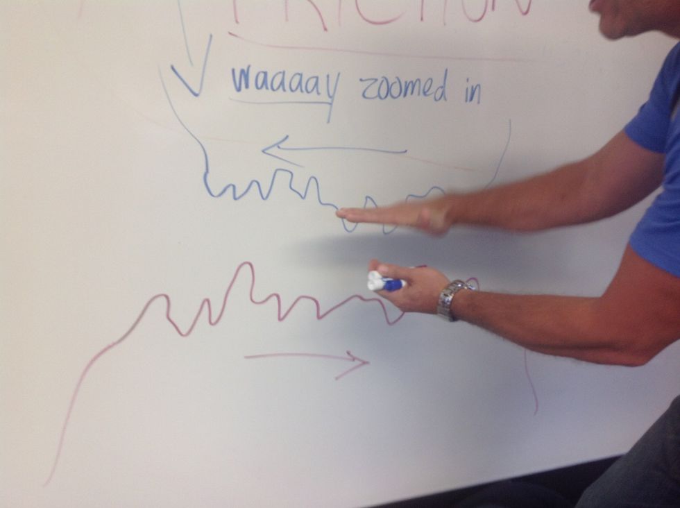 Connected to the idea of earthquakes.