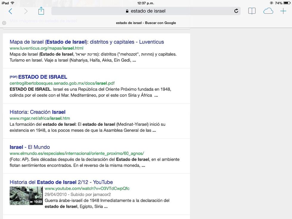 Consejo: Si quieres buscar informaci\u00f3n b\u00e1sica de Israel (confiable) no te maletas a la primera p\u00e1gina que te salga en el buscador, busca en varias p\u00e1ginas para ver si la informaci\u00f3n es correcta. ;)