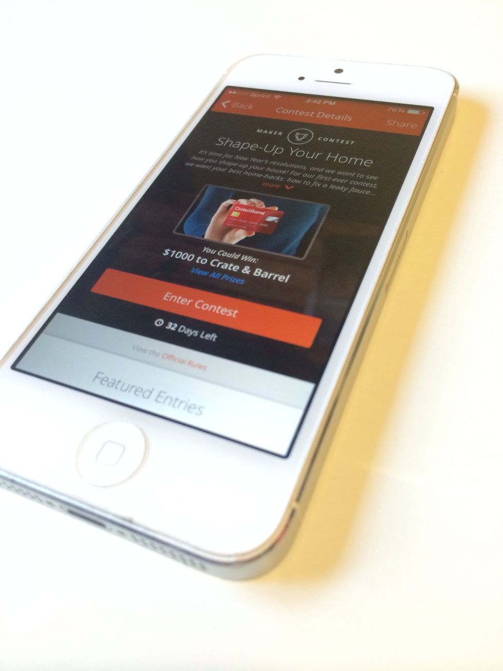 Contests are now available on iPhone, iPad, and on the web. Download the latest version of the app or head to the web to enter! This guide will walk you through entering from your iPhone.