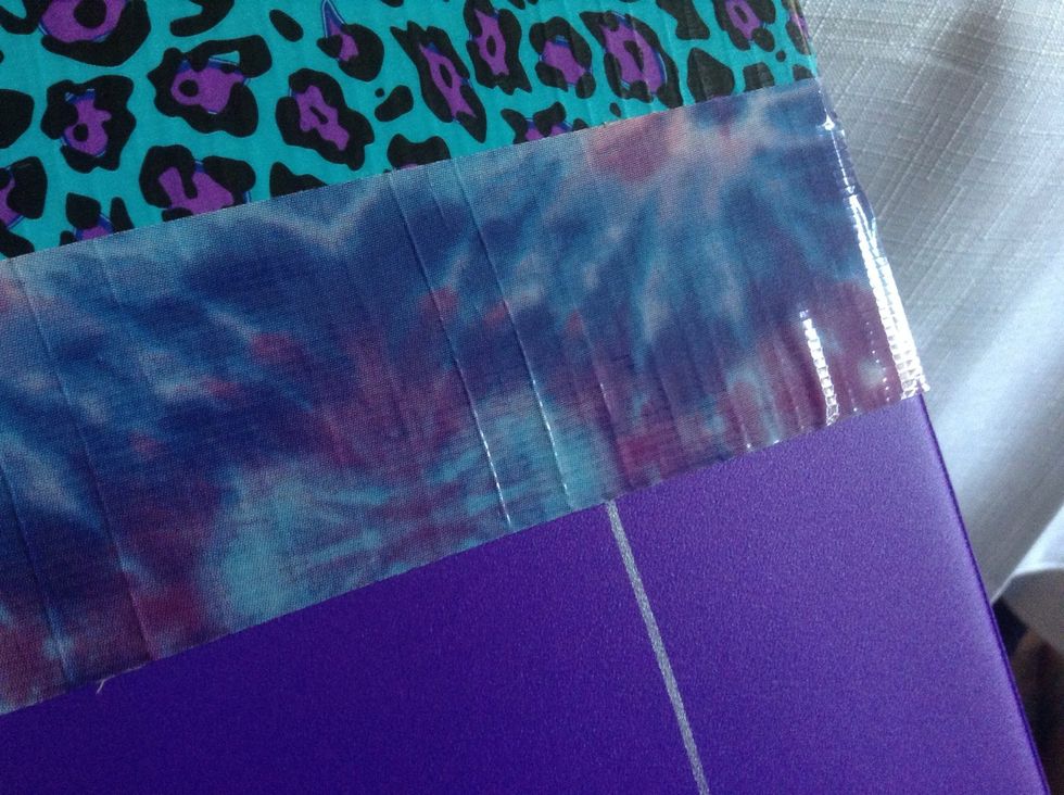 Continue adding stripes in the same fashion...