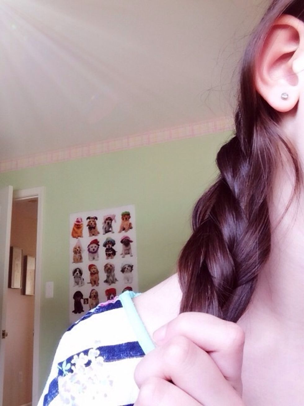 Continue alternating right and left