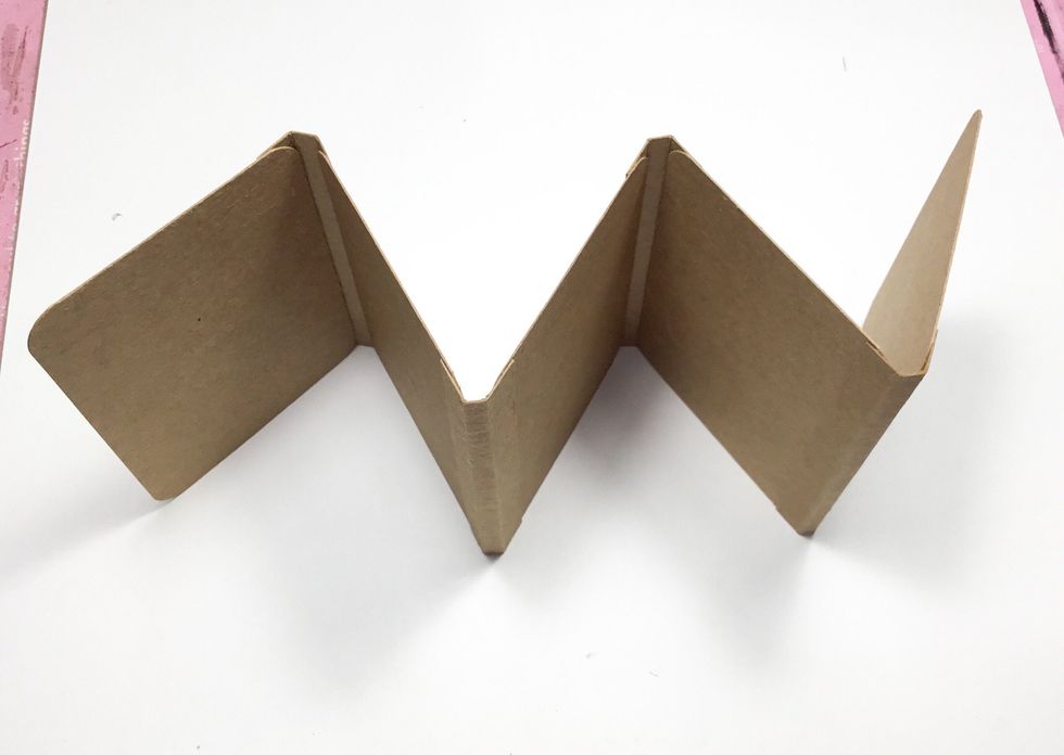 Continue attaching spines as shown.