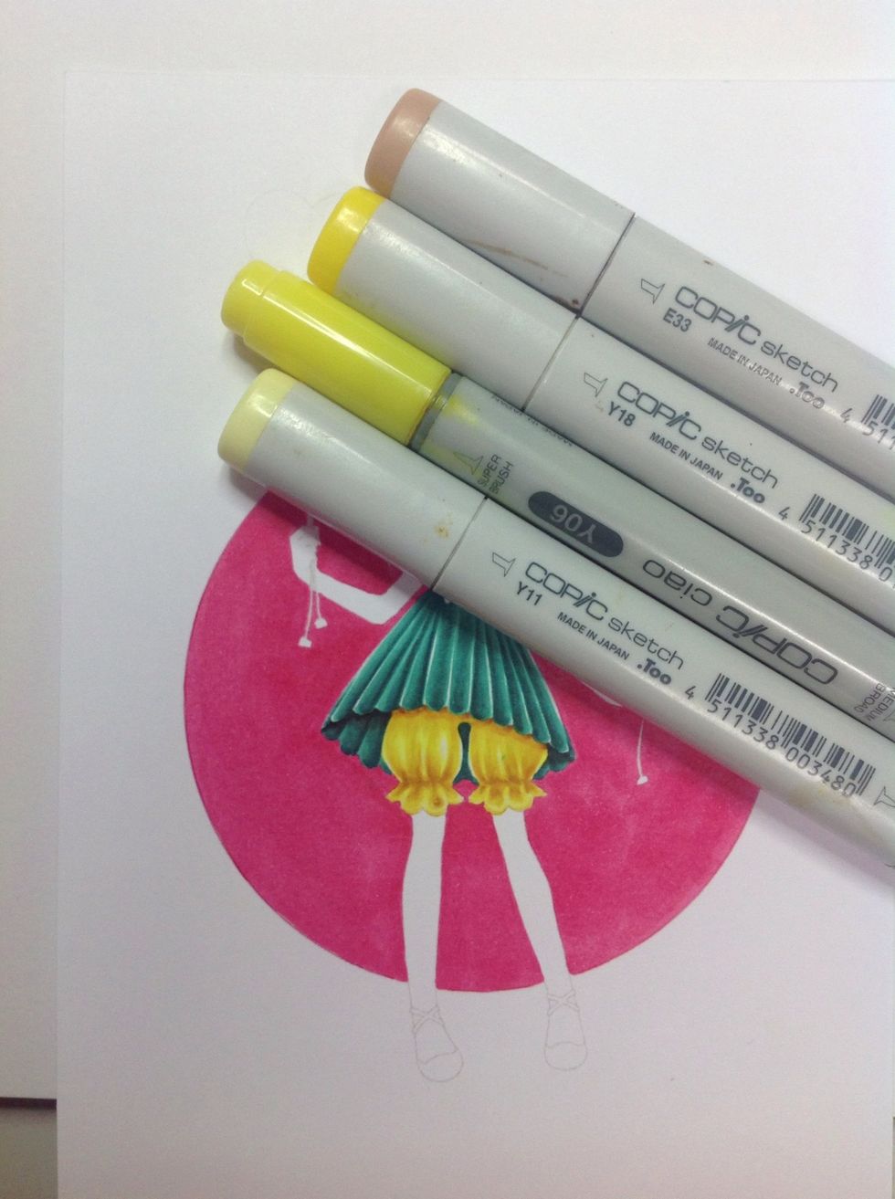 Continue blending between the different shades until you are happy with the appearance.