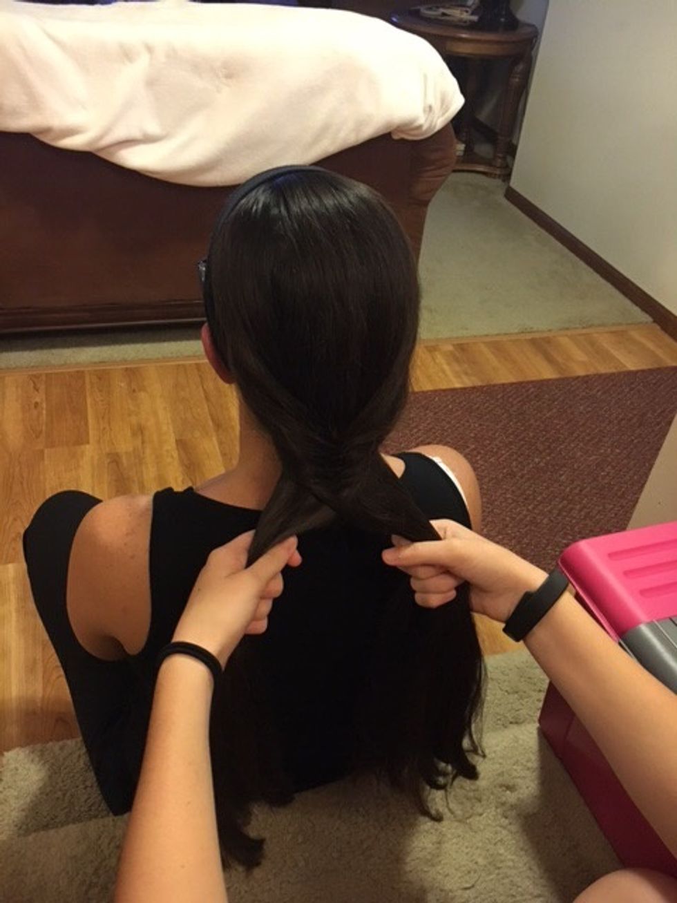 Continue doing that all the way down.