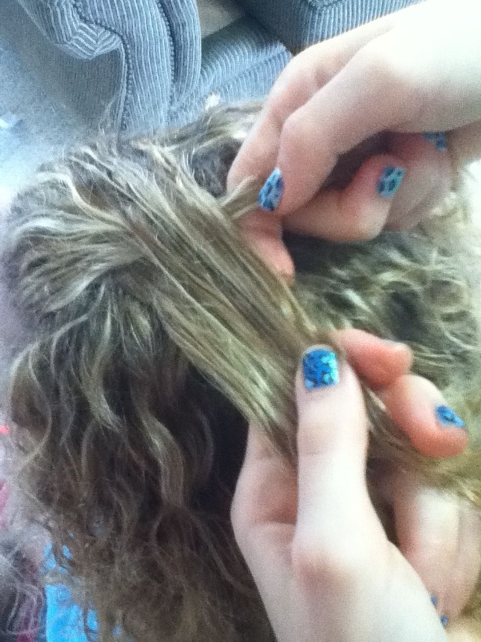 Continue doing those same steps.