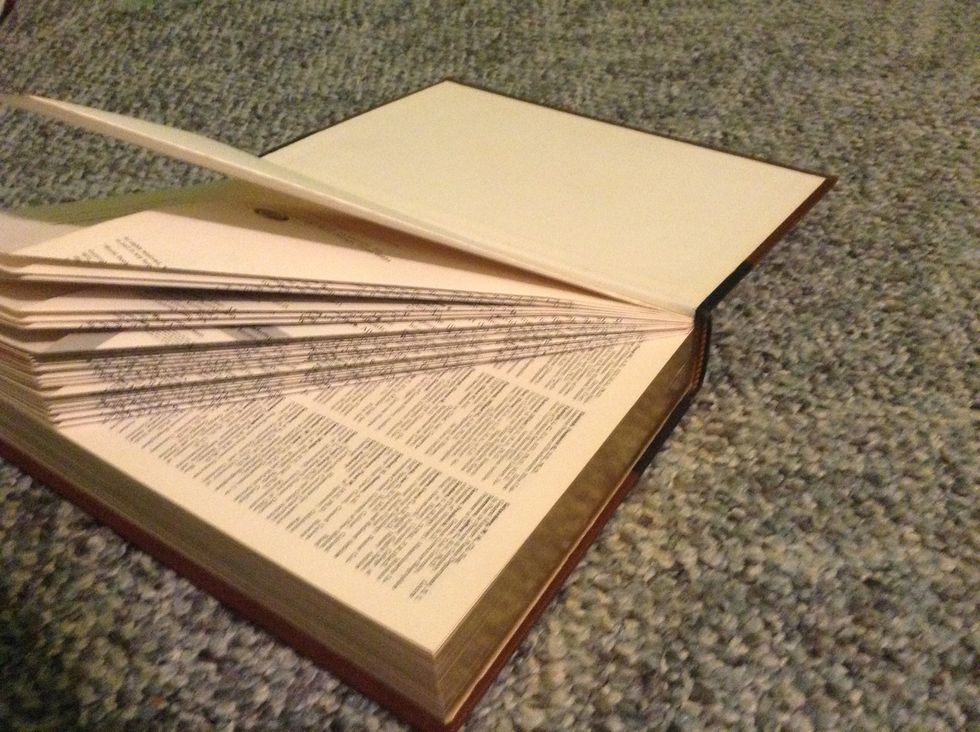 Continue folding until your whole book is done (It WILL expand and you may eventually need to take the cover off; I did on my completed one just to make the process easier)