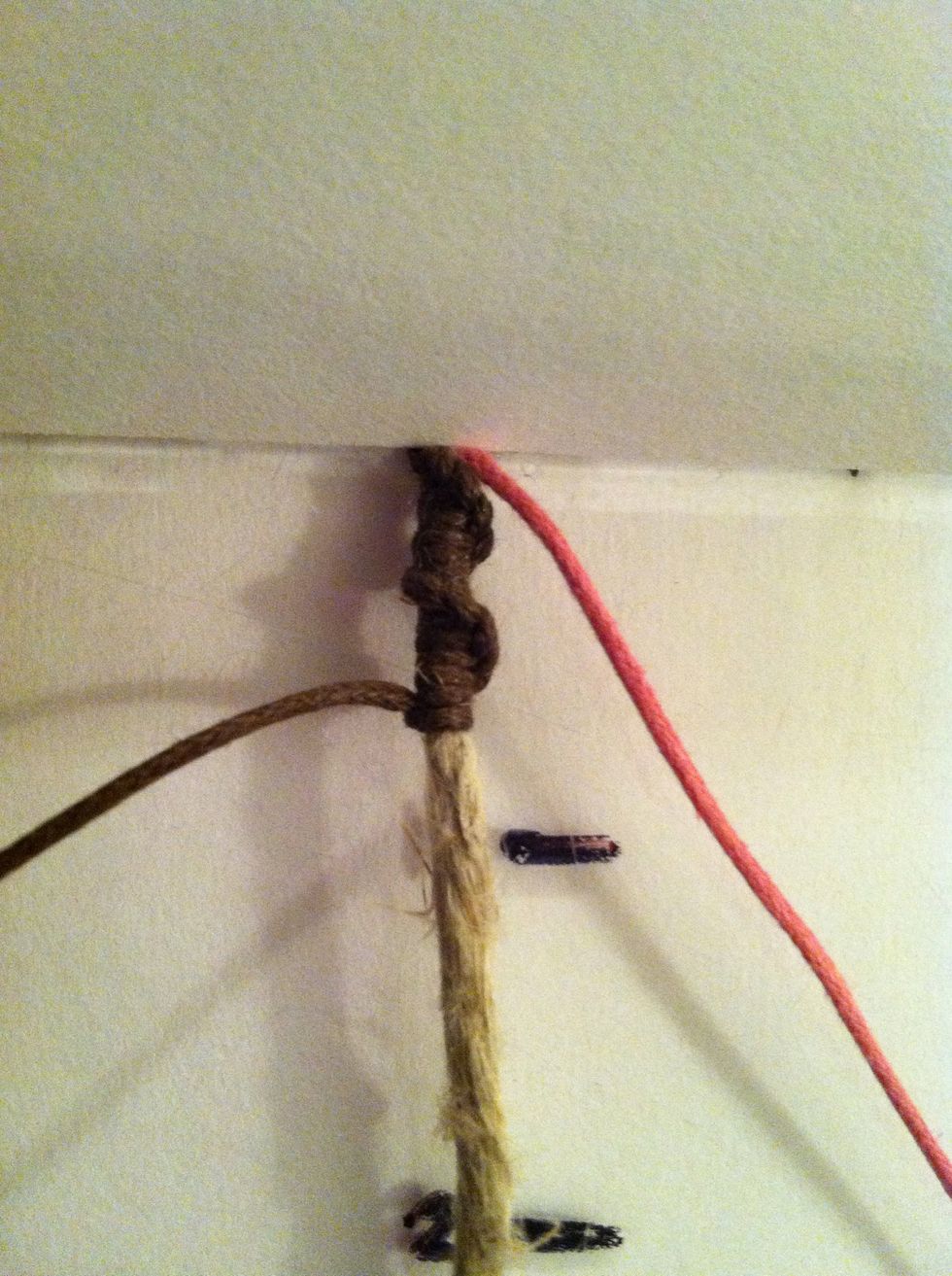Continue making fk until you've reached a length you like. I counted about 15 fk I think. See the spiral 'staircase'?