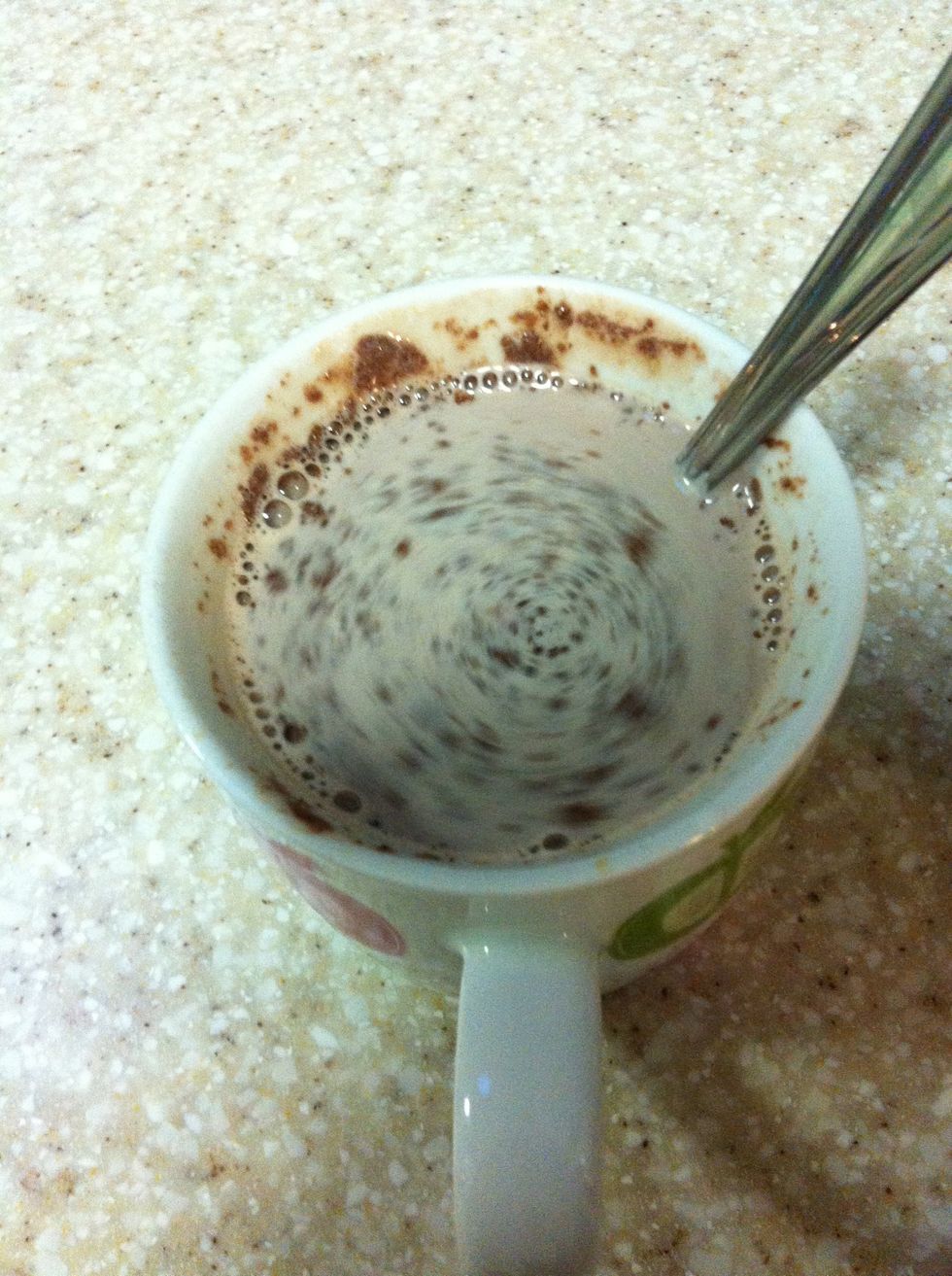 Continue stirring
