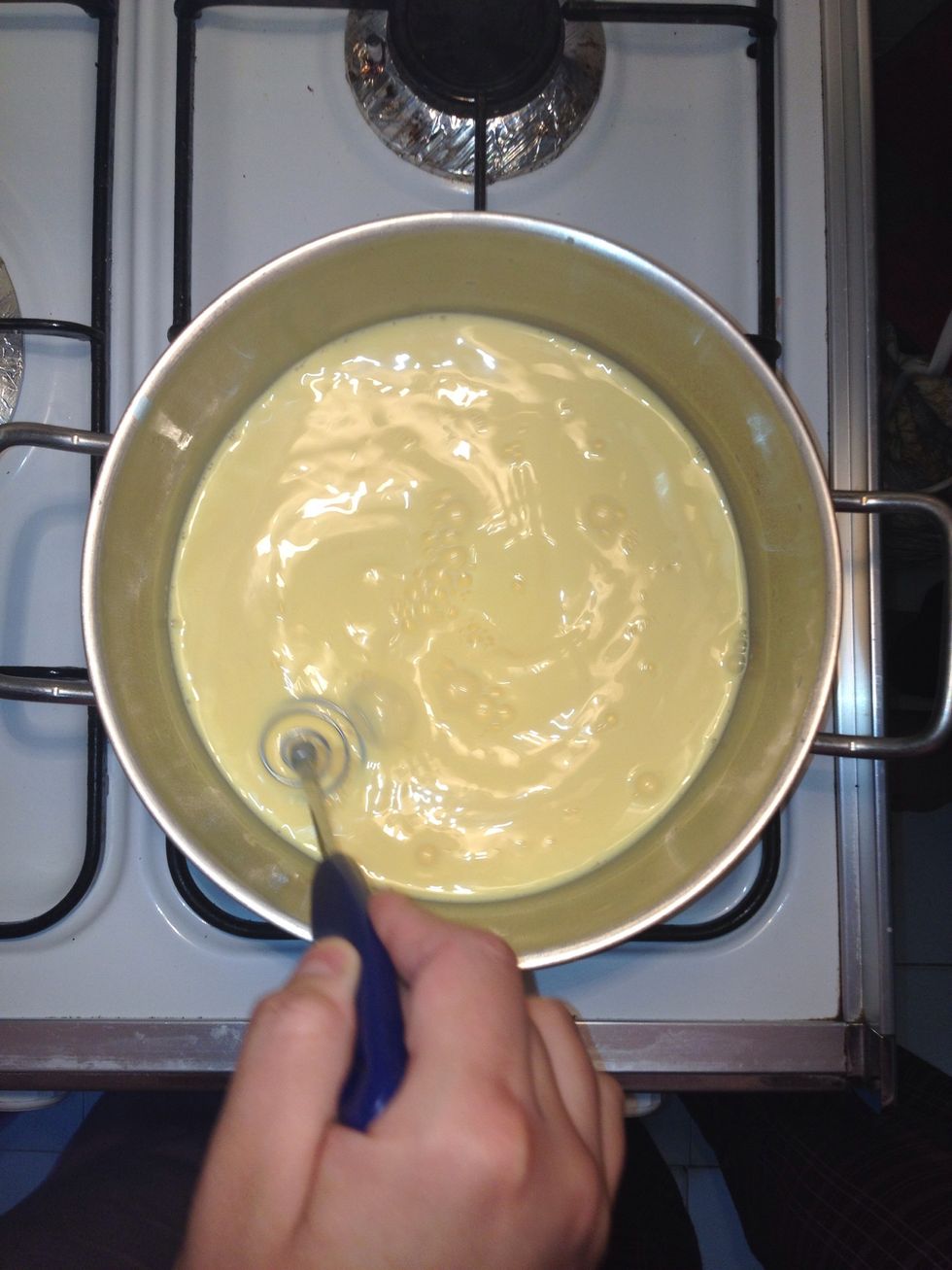 Continue stirring