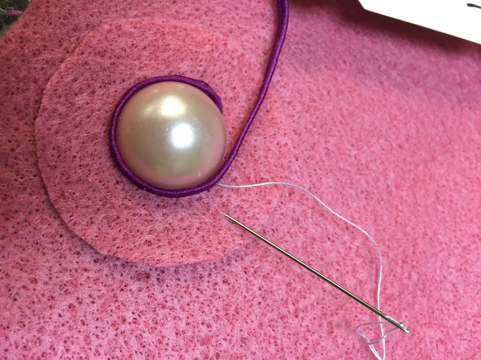 Continue stitching round and round