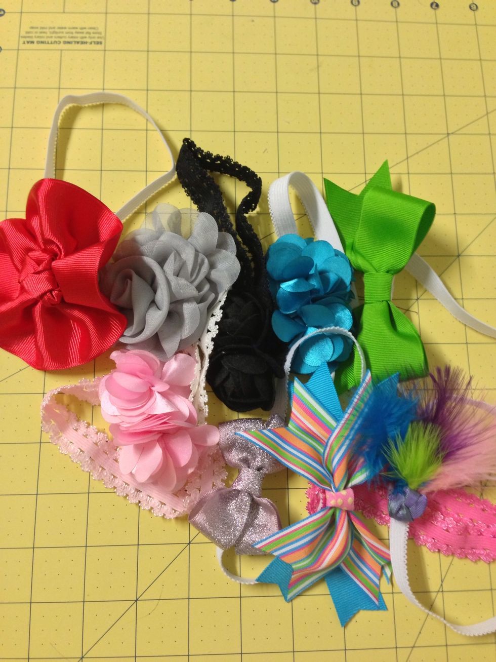 Continue the process until you have as many head bands as you can stand! Super Simple!