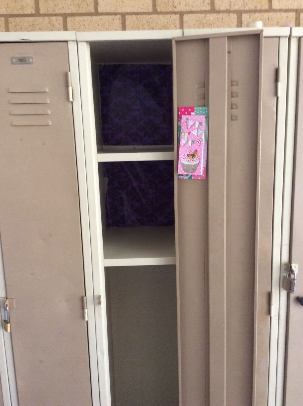 Continue these steps by adding decorations to your locker