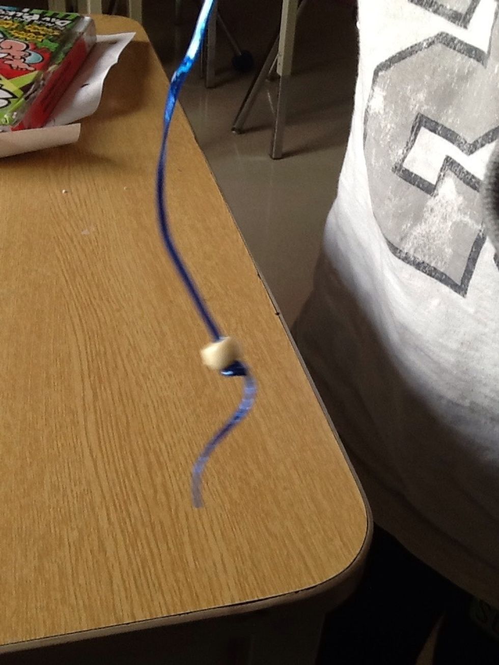 Continue to add as many beads as you want.