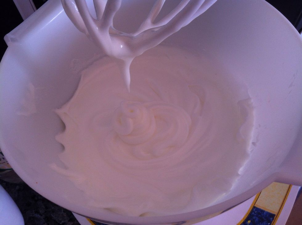 Continue to beat till sugar has dissolved