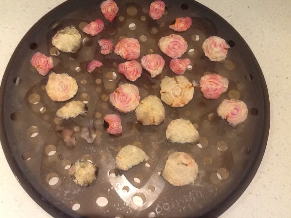 Continue to cook 30 seconds at a time until crisp.