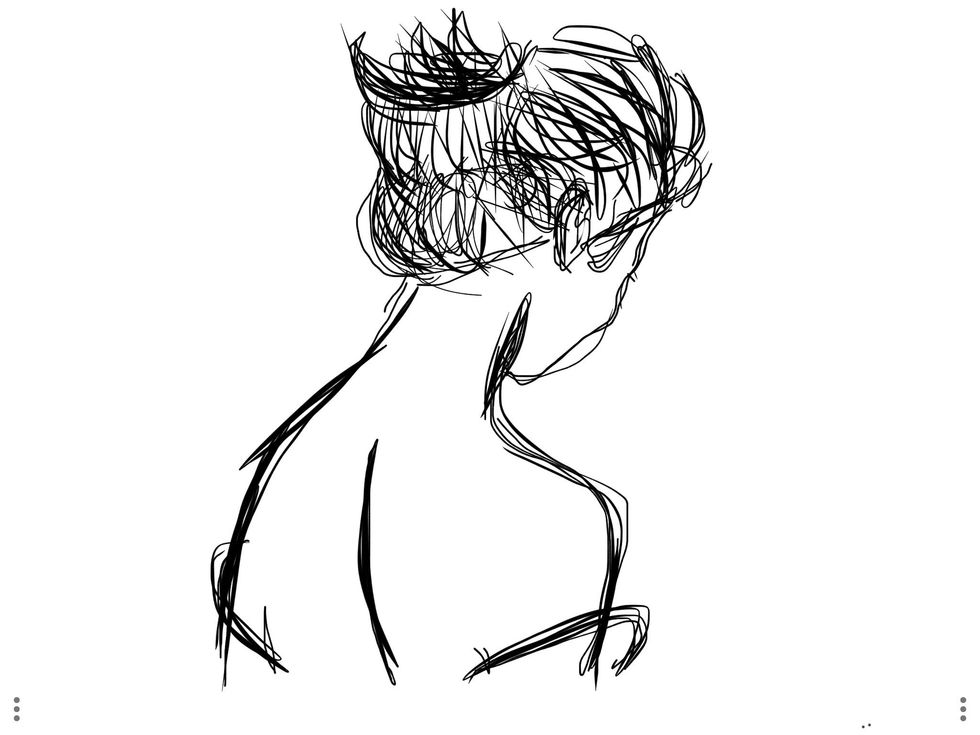 Continue to draw, elaborate, bolden or what ever.