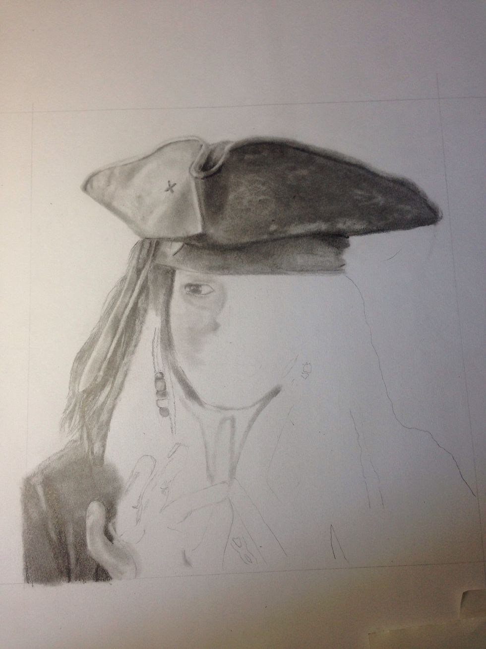 Continue to work on your amazing drawing!