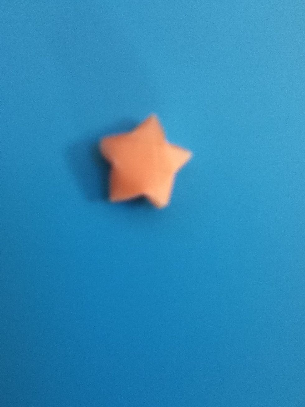 Continue turning and denting until you are happy with your star!