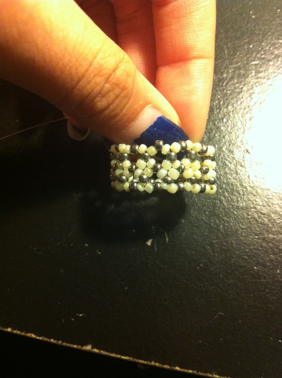 Continue until the rest of the circles have been made