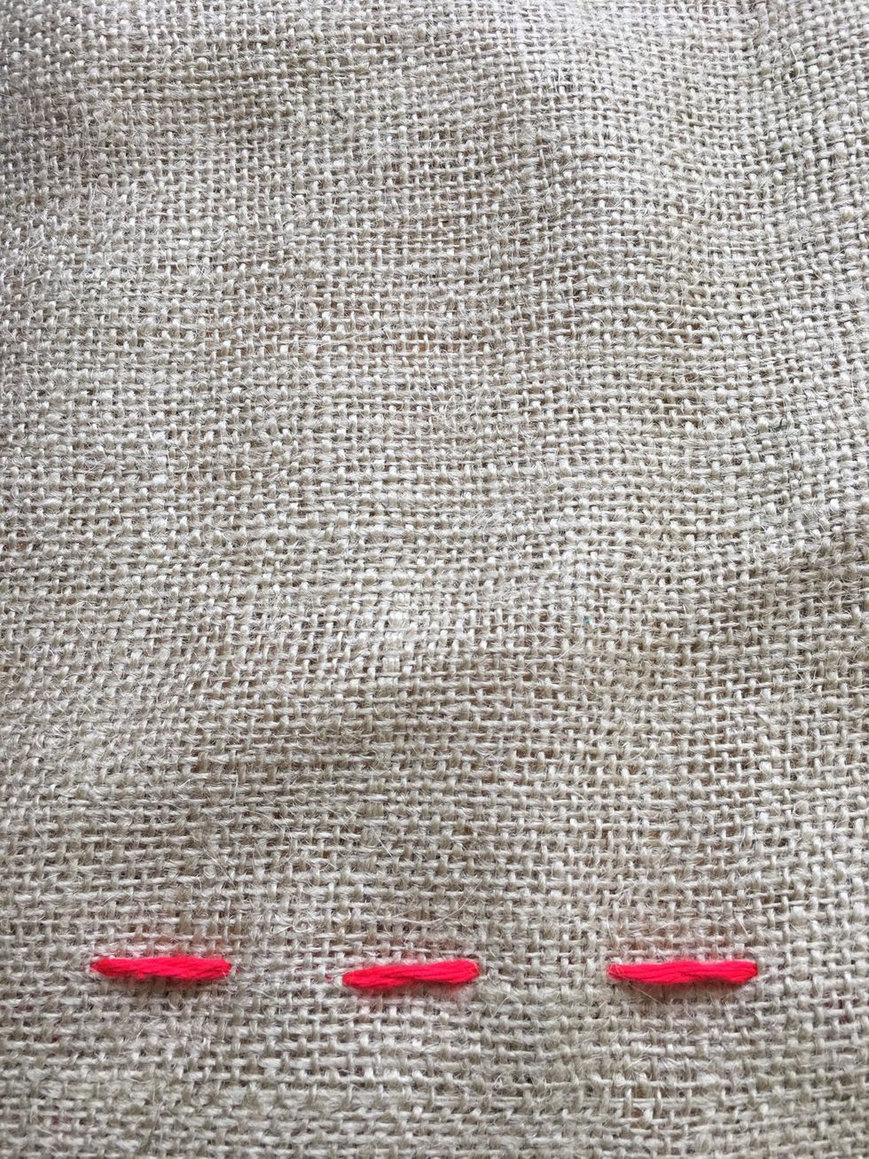 Continue until you have all the stitches you need.