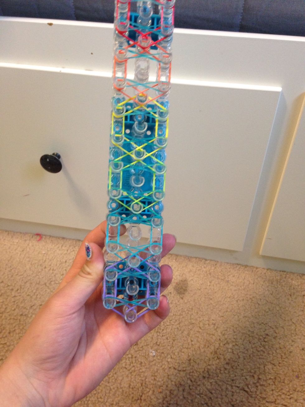 Continue up the whole loom