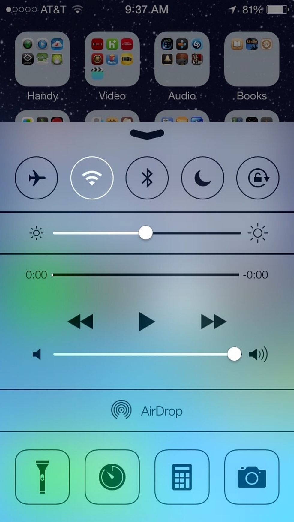 Control Center Options