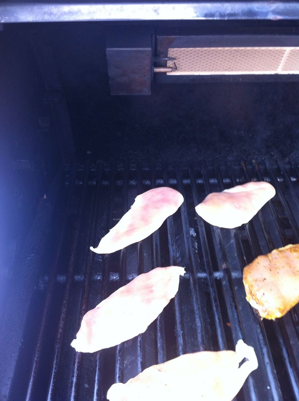 Cook 2-4 minutes per side on your highest grill setting.