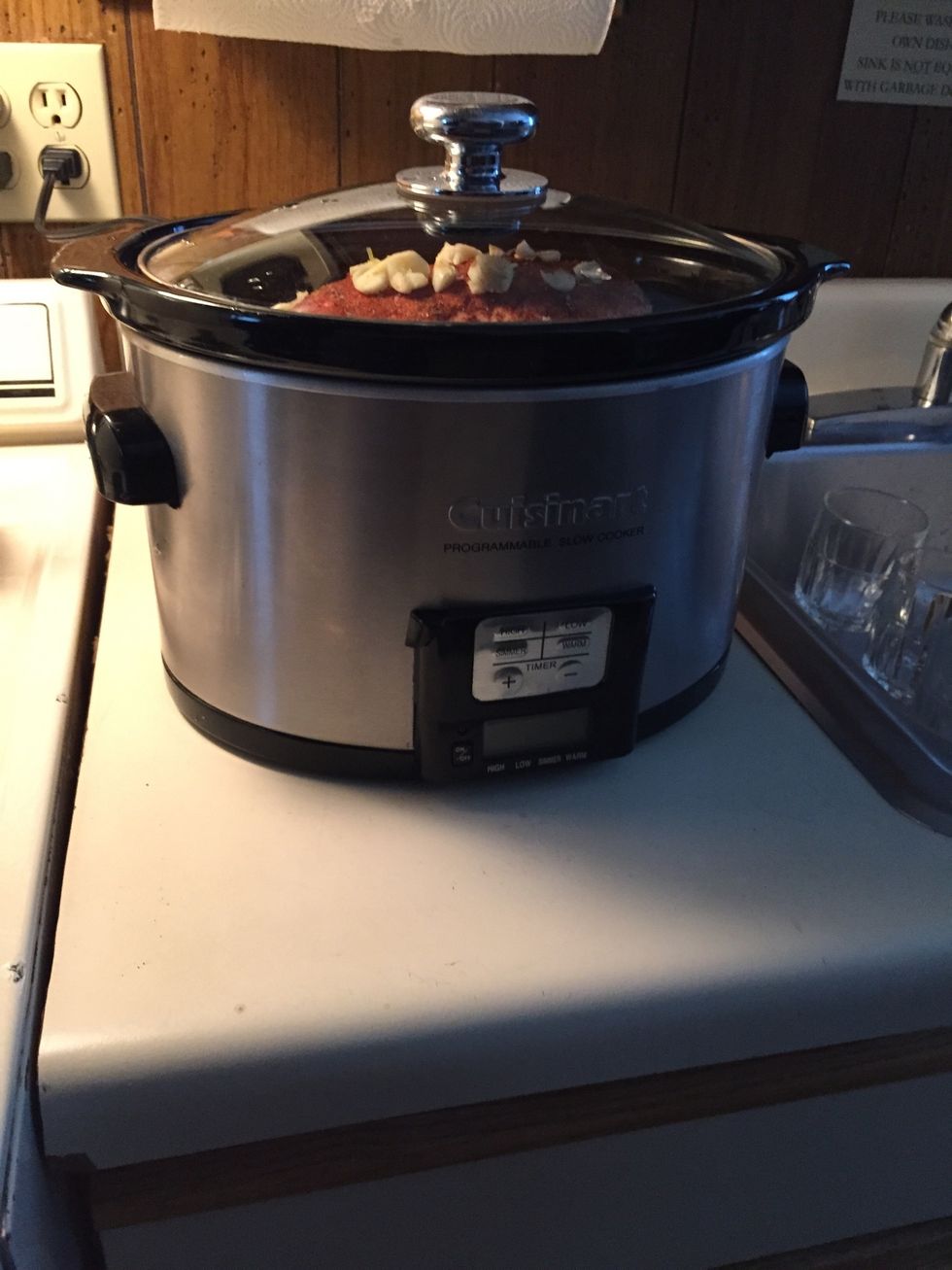 Cook at low for 8 hours